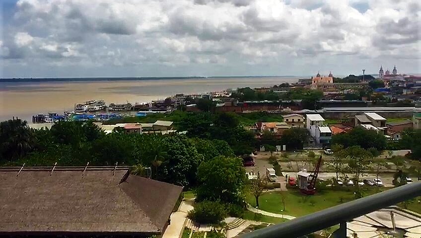 Belém, no Pará, vista de cima